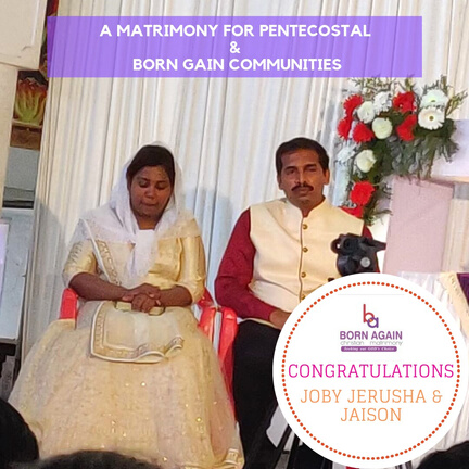 Register with the best pentecostal matrimony site